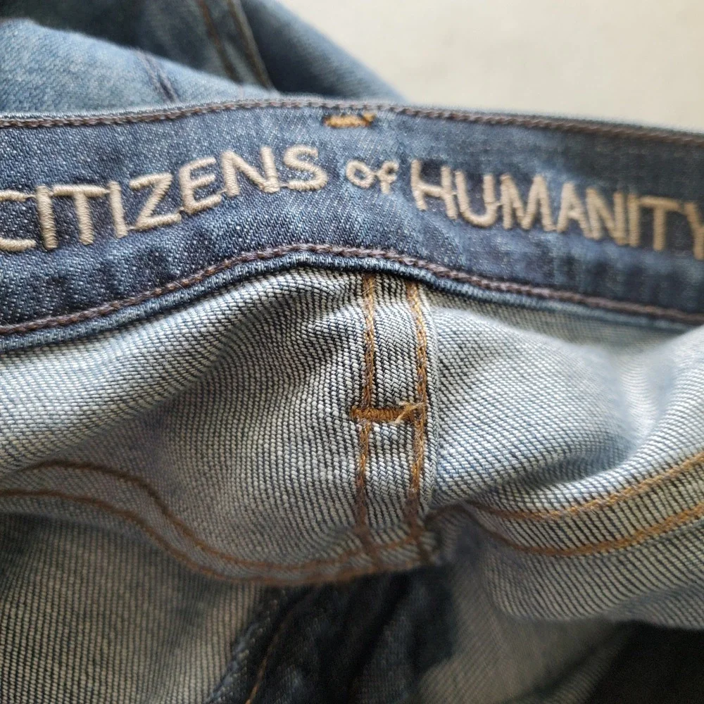 Citizens of Humanity Phoebe Slim Straight Crop Jeans Dark Wash‎ Women's Size 27